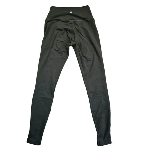 Lululemon High Times Mesh Tech Pants Olive Green‎ Medium size 8 - Picture 3 of 9